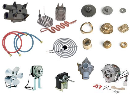 Appliance repair service parts